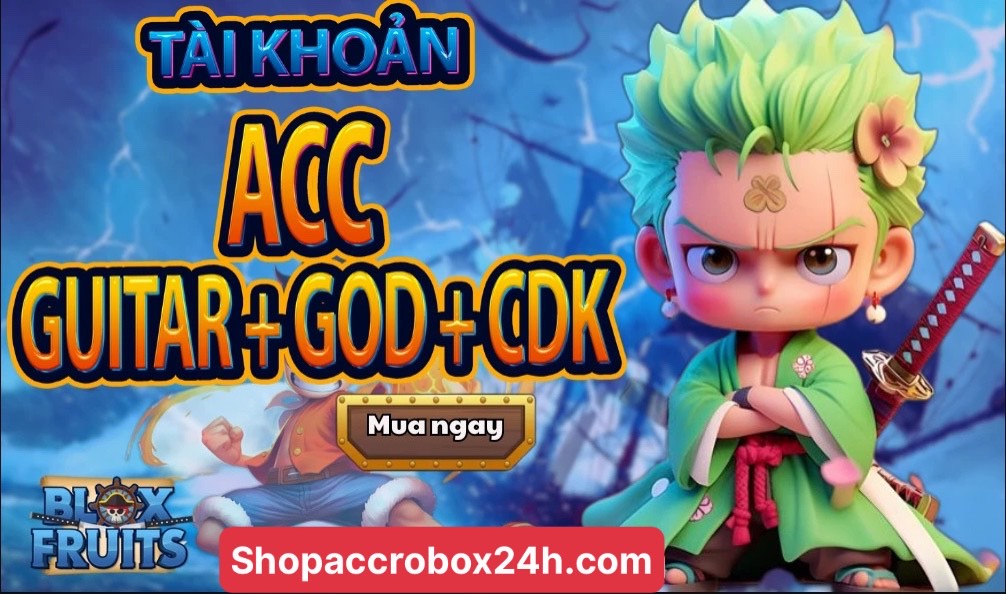 Bán Móc Chìa Khóa Blox fruit Tặng Acc Blox Fruit Level 2800 - GOD + CDK + SG